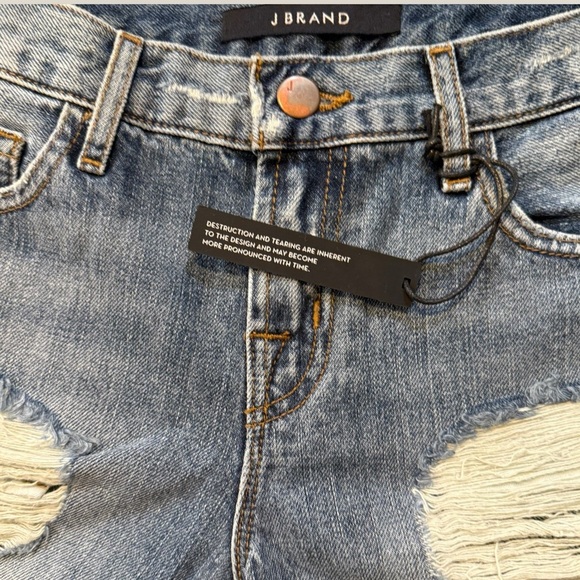 J Brand | Distressed Denim Shorts | Size 25 | NWT (Runs Big) - Picture 12 of 12